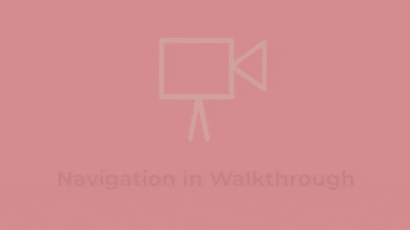 A GIF showing the user's ability to freely explore a 3D walkthrough space
