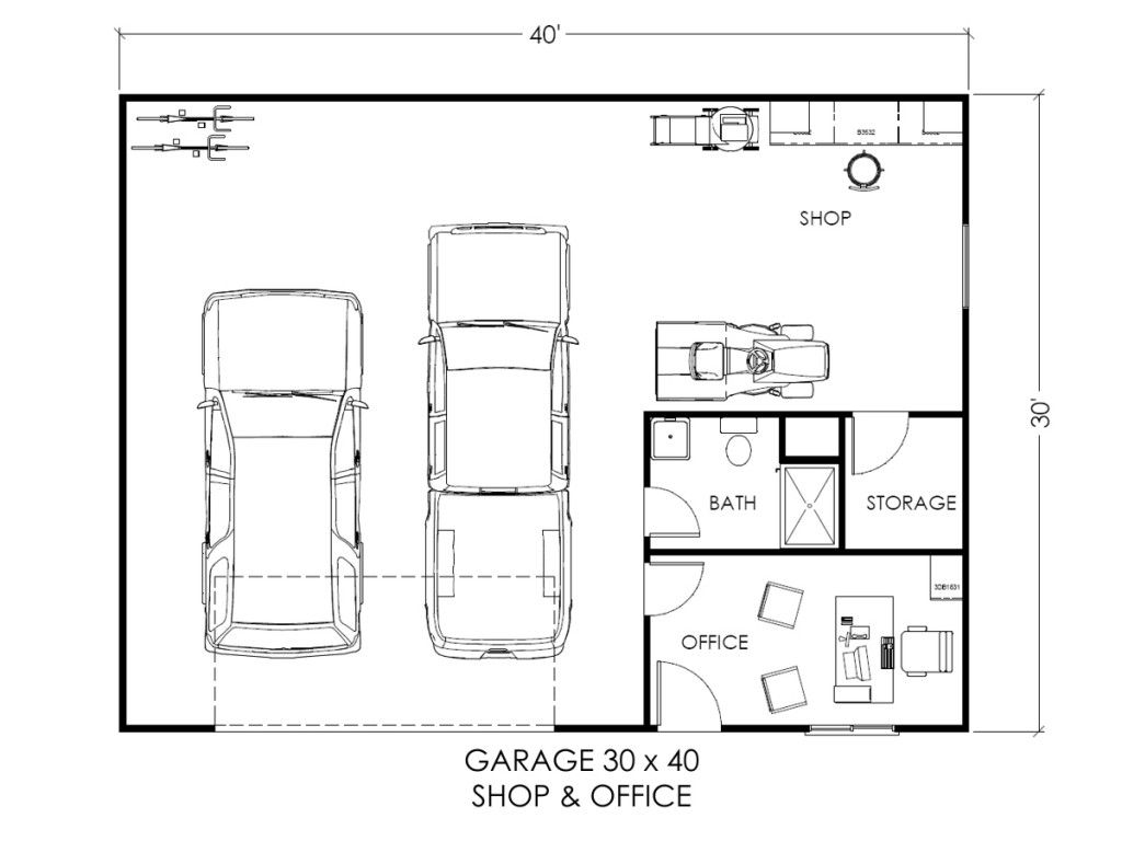 173e0ea7ca5847641ce43a3cd5815afc Garage Floor Plan