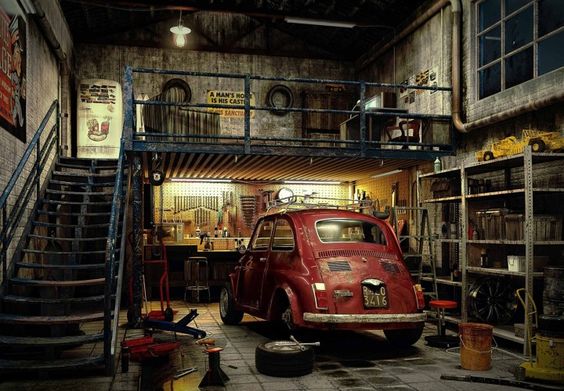 gar Mechanic Garage Ideas