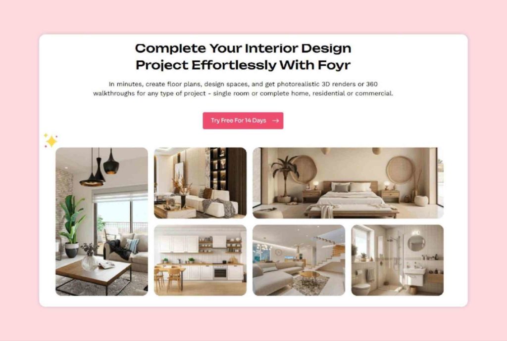 Foyr is one of the most popular Houzz Pro alternatives in 2025.