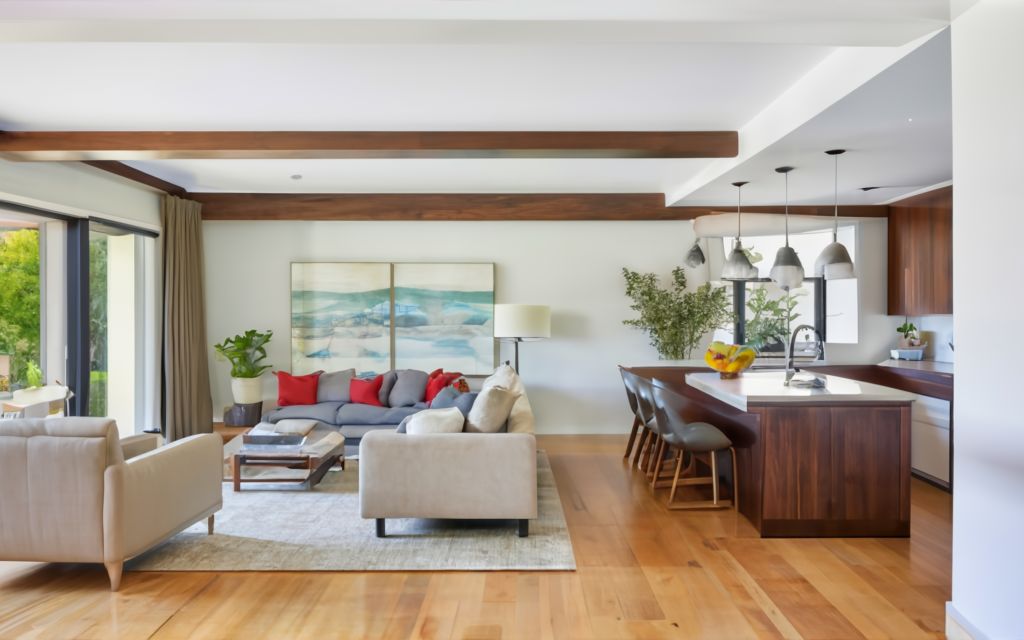 Designing a practical open concept kitchen living room