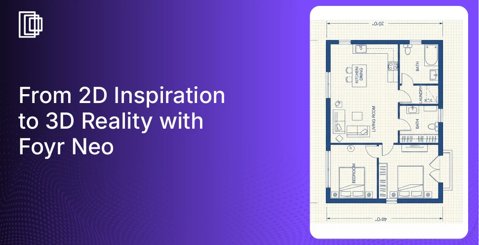 Convert 2D images to 3D models quickly with Foyr Neo