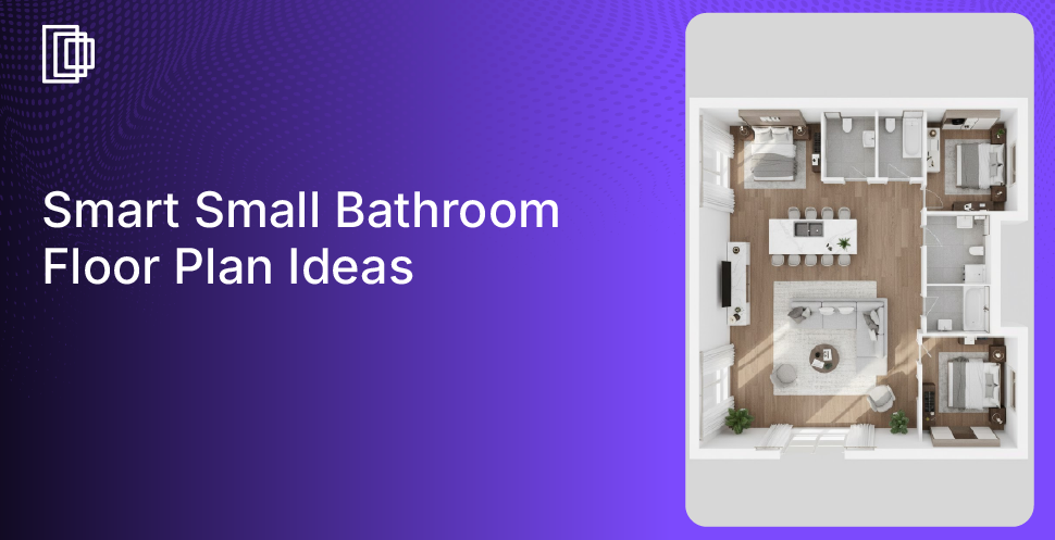 Create modern small bathroom layouts with Foyr