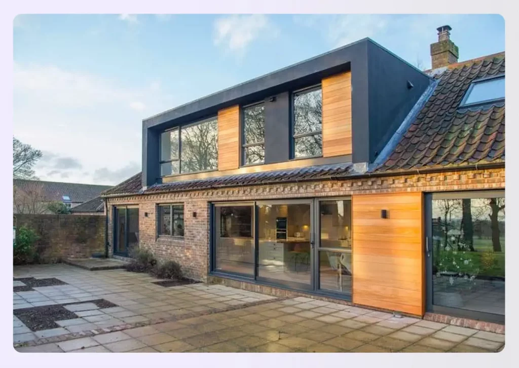 Dormer window expanding attic space