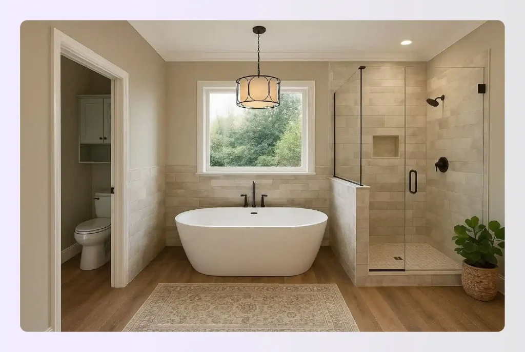 Private Water Closet square layout