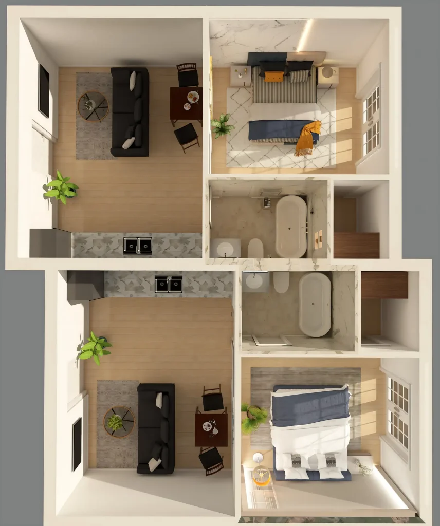the one story house plan in Foyr the one story house plan in Foyr