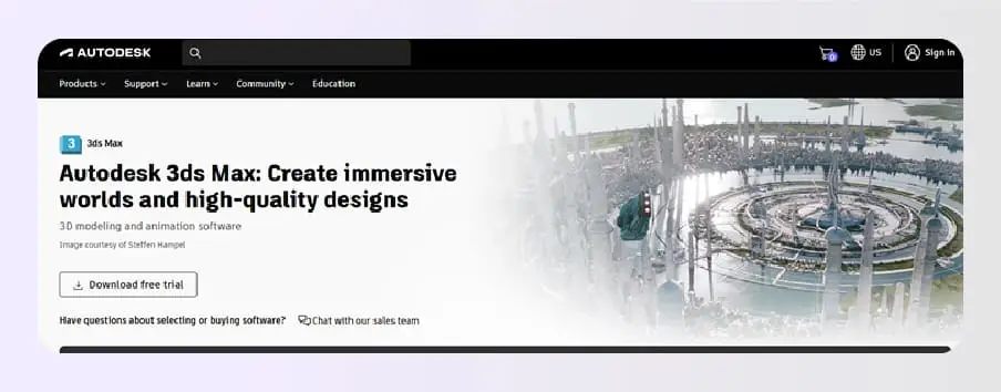 Autodesk 3ds Max is a designing software Autodesk 3ds Max is a designing software