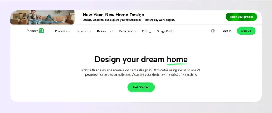 Planner5D website snapshot Planner5D website snapshot