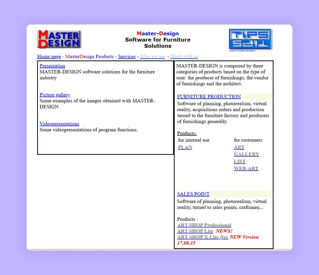 Master Design ART-SHOP X-Lite is a popular furniture design software