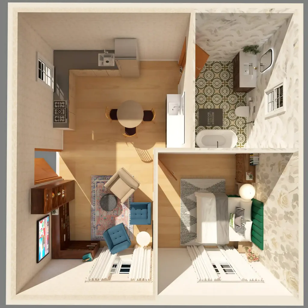 Edit this retirement house plan in Foyr Edit this retirement house plan in Foyr